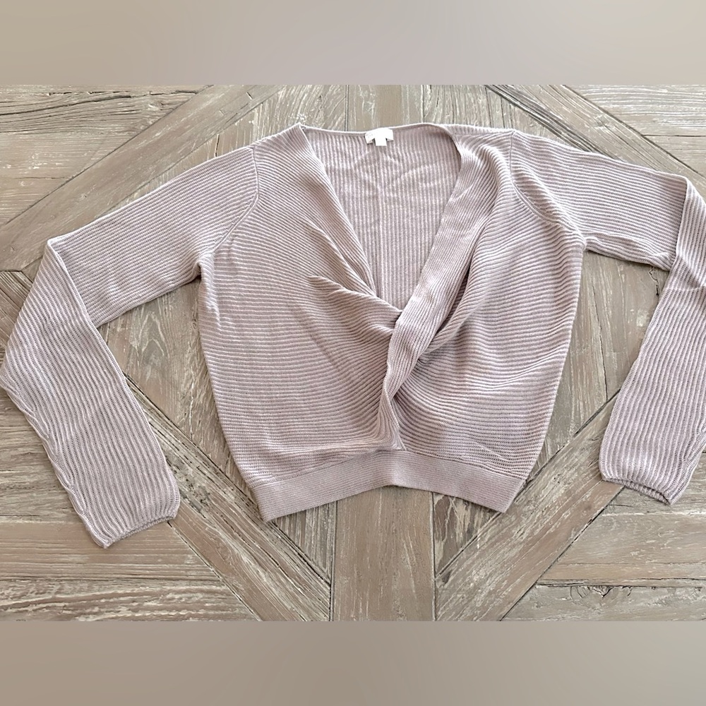 LYR by Splendid Cashmere Blend Sweater gray/purple/taupe